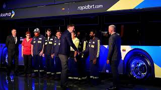RAPID BRT Vehicle Reveal / Transit Showcase Recap