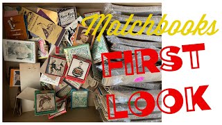 First Look At Massive 30,000+ Vintage Matchbook Lot.