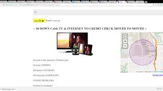 How to sell cable tv and internet on craigslist