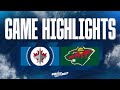 Minnesota Wild vs. Winnipeg Jets - Game Highlights