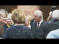 king charles takes a tour of the new burrell collection