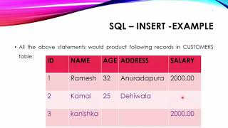 SQL Part 2 DML