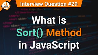 What is Sort() Method in JavaScript | JavaScript Tutorials in Hindi | Interview Question #29