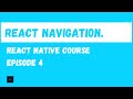 React Navigation. Auth Stack with Drawer Navigation. React Native Beginner Project Course.#4
