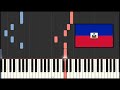 Haiti National Anthem - La Dessalinienne (Piano Tutorial)