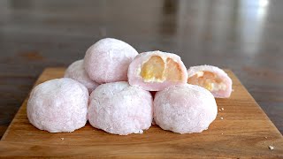 Roasted Peach Mochi | Japanese Recipe | wa's Kitchen