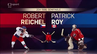 ČESKÝ KLENOT | Robert Reichel vs. Patrick Roy | Semifinále ZOH 1998 |