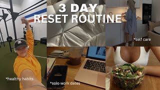 *PRODUCTIVE* LIFE RESET: how to get your shit together in 3 days, getting back into routine