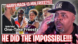 FIRST TIME REACTION to Harry Mack 13 Minute One-Take Freestyle