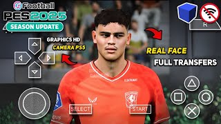 Terbaru ! eFootball PES 2025 PS2 n Aethersx2 91 Stadium, Real Face, New Transfers \u0026 Graphics HD