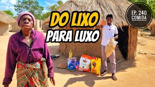 Idosa Que Apanha Comida no LIXO ganhou Muita COMIDA em AJUDA 🎁❤️🙏