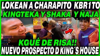 🤣KGUÉ DE RISA 🤣 KINGTEKA, SHAKA Y ÑAJAS LOKEAN A CHARAPITO KBR1TO - SE SACAN SU NUMERO