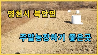 경북 영천시 북안면 주말농장하기 좋은곳입니다. 경북땅 영천부동산 싼땅 자연인 토지 매매