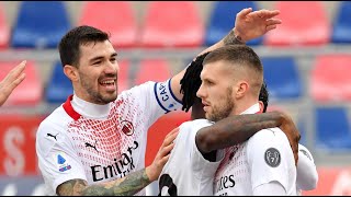 Bologna vs AC Milan 1 2 | All goals and highlights | 30.01.2021 | Italy - Serie A | PES
