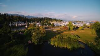 Vancouver Coal Harbour Aerial Footage