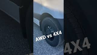 2023 Sprinter with AWD vs 4x4 😬