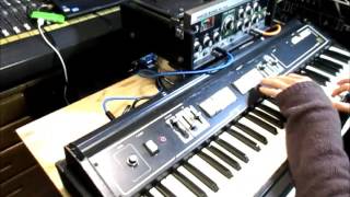 Roland RS-101 String Synthesizer + RE-201 Space Echo  test