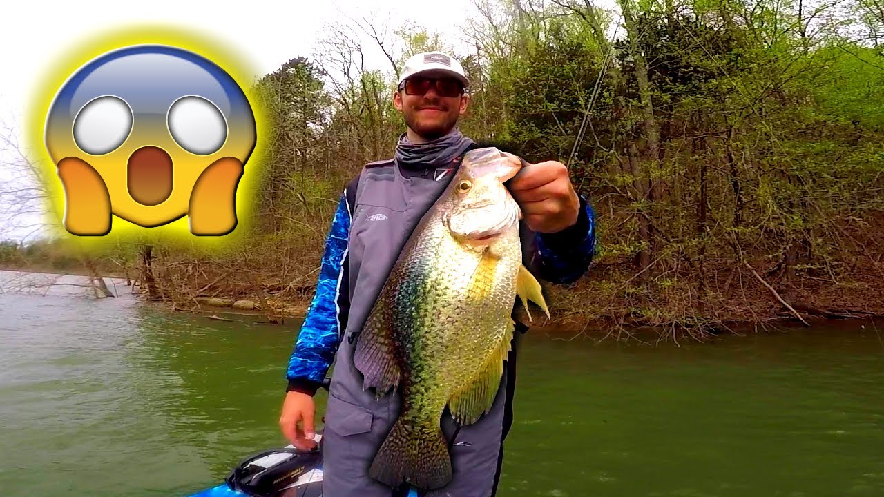 Biggest Crappie I Have EVER Seen! During FLW College Bass Tournament ...