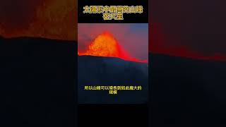 太陽系中最高的山峰比台灣還大在火星上！你知道嗎？ #shorts