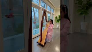 Painted Heart, a song from the movie Painted Skin, played in a harp version.  #竖琴 版的 #画皮 主题曲, #画心