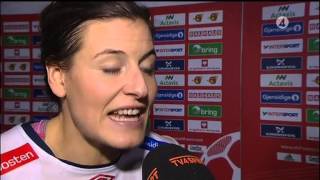 Linn-Kristin Riegelhuth  - Vi ger oss aldrig" - TV4 Sport