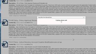 OTSW-Content Server Integration
