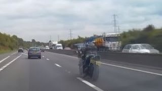 Reckless Motorcycle Rider on Edinburgh City Bypass