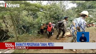 Khawatir Pergerakan Tanah, Petugas Hentikan Pencarian Korban Gempa Cianjur #iNewsSiang 27/11