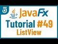 ListView | JavaFX GUI Tutorial for Beginners