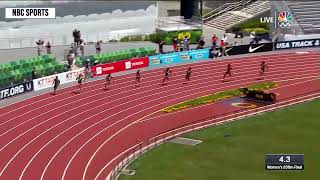 Abby Steiner runs insane 21.77 to win the women 200m final at the US trial