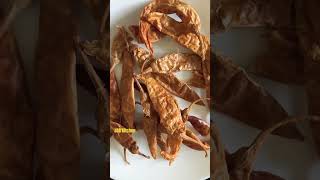 Papadam and dry chilly fry #fridaylunch #vegitarianfood