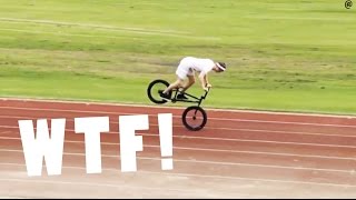 Longest Nose Manual ever!? Mike Curley BMX @woozybmx