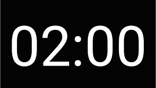 2 Minute Countdown Timer [ DARK MODE ]