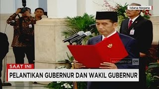 Presiden Jokowi Lantik 5 Gubernur \u0026 Wagub Baru