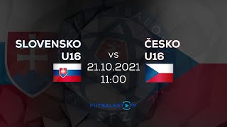 Medzištátny prípravný zápas U16: Slovensko - Česko