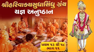 શ્રી HARIVAKYSUDHASINDHU યજ્ઞ અનુષ્ઠાન I Part-11 I Swami Nityaswarupdasji I Tirthdham Sardhar