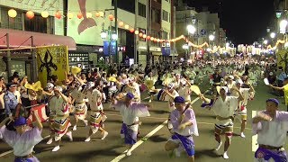 徳島・阿波踊り　両国本町演舞場のフィナーレ　2017年8月15日　Awa-odori (Awa dance) in Tokushima