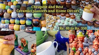 Ceramic Pots for Plants, Ceramic Jars @Rs.40 - Ceramic Planters and Decor Items with Price