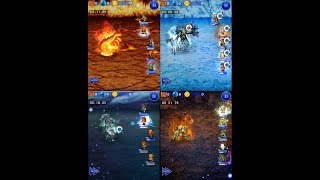 [JP FFRK] ☆３魔石D 30秒集 前編　(火・氷・風・地)・3* Magicite Dungeon Sub-30s Showcase Part 1 (Fire/Ice/Wind/Earth)