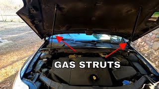 Istalling Bonnet Struts on a Ford Mondeo MK4