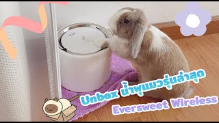 Unbox น้ำพุแมวรุ่นใหม่ล่าสุด Petkit Eversweet Wireless (Eversweet 6)