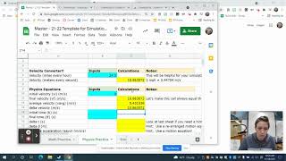 Google Sheets Simulation Tutorial