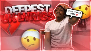 AMERICAN REACTS TO REALEST / DEEPEST UK 🇬🇧 DRILL LYRICS PT.1-2 🔥🤯(UK GOES CRAZY😳)