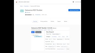Use Dataverse REST Builder to Create and Execute requests against the Dataverse Web API endpoint