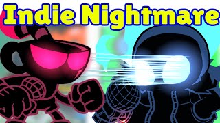 Friday Night Funkin' VS Indie Cross - Nightmare Mode | Sans, Cuphead and Bendy Finale
