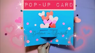 💕하트 팝업카드만들기 Heart Pop -up Card Diy 👍