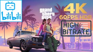 GTA 6 Trailer in Higher Bitrate from BiliBili 4K/HDR/60FPS