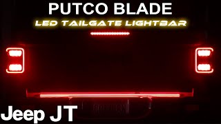 How to Install a Putco Blade LED Tailgate Light Bar on a Jeep Gladiator