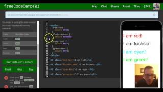 Use Abbreviated Hex Code, freeCodeCamp review, html & css, lesson 54