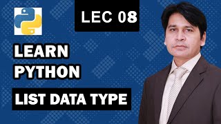 8. Python List Data type | Python Tutorial For Beginners In Urdu